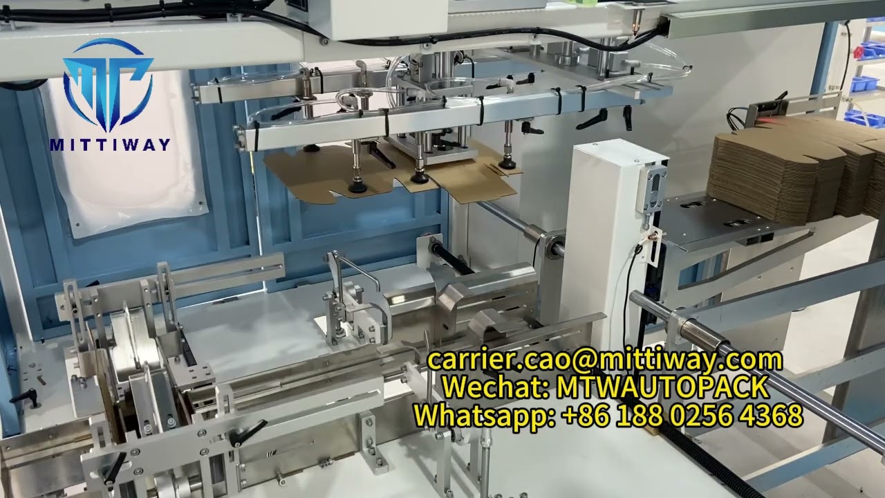 Cardboard Box Erecting Machine Efficiency Automotive parts and spare parts box folding machine