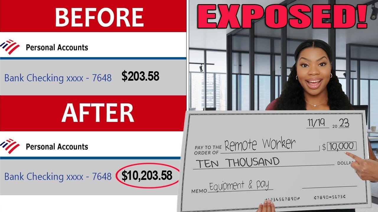 Exposed: The Fake Work from Home Job Scam That's Costing People Thousands
