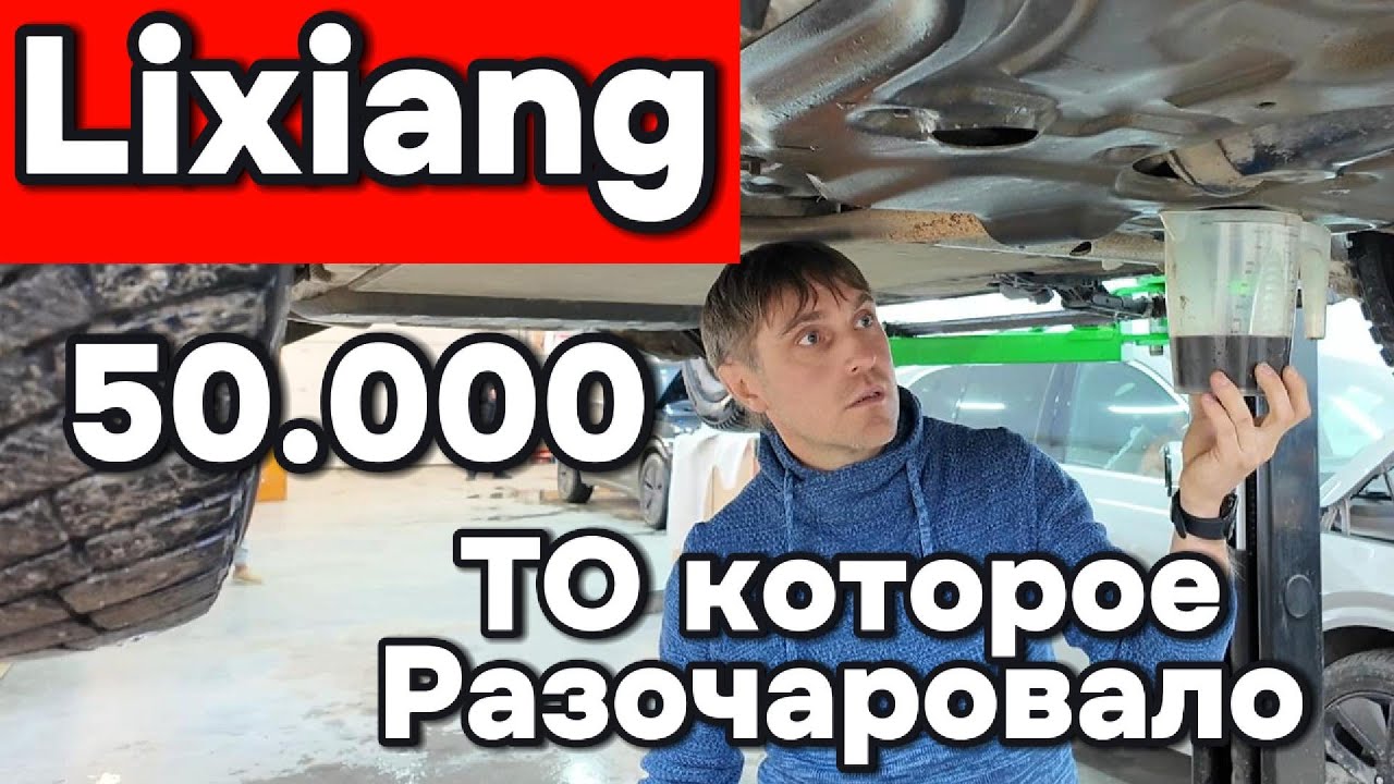Лисян (Lixiang) - пробег 50.000 км. ТО которое меня разочаровала
