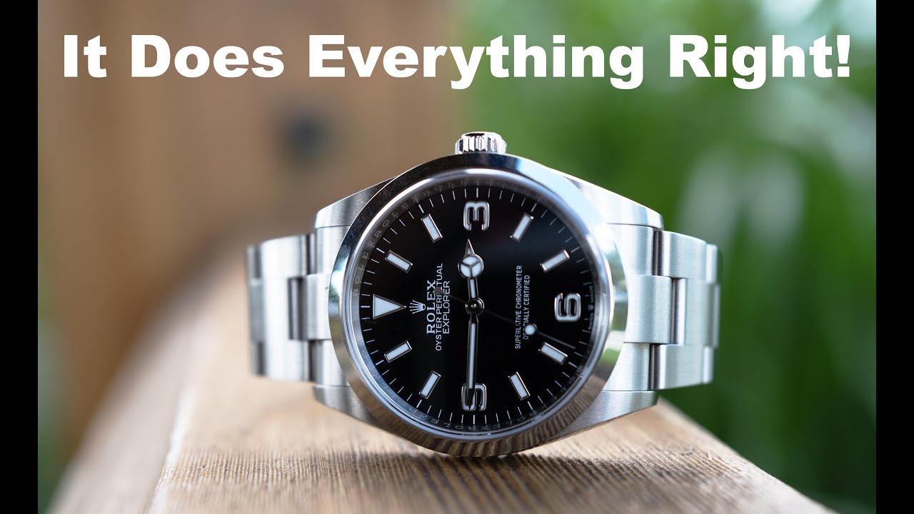 The Rolex Explorer is the PERFECT Weekend Watch.