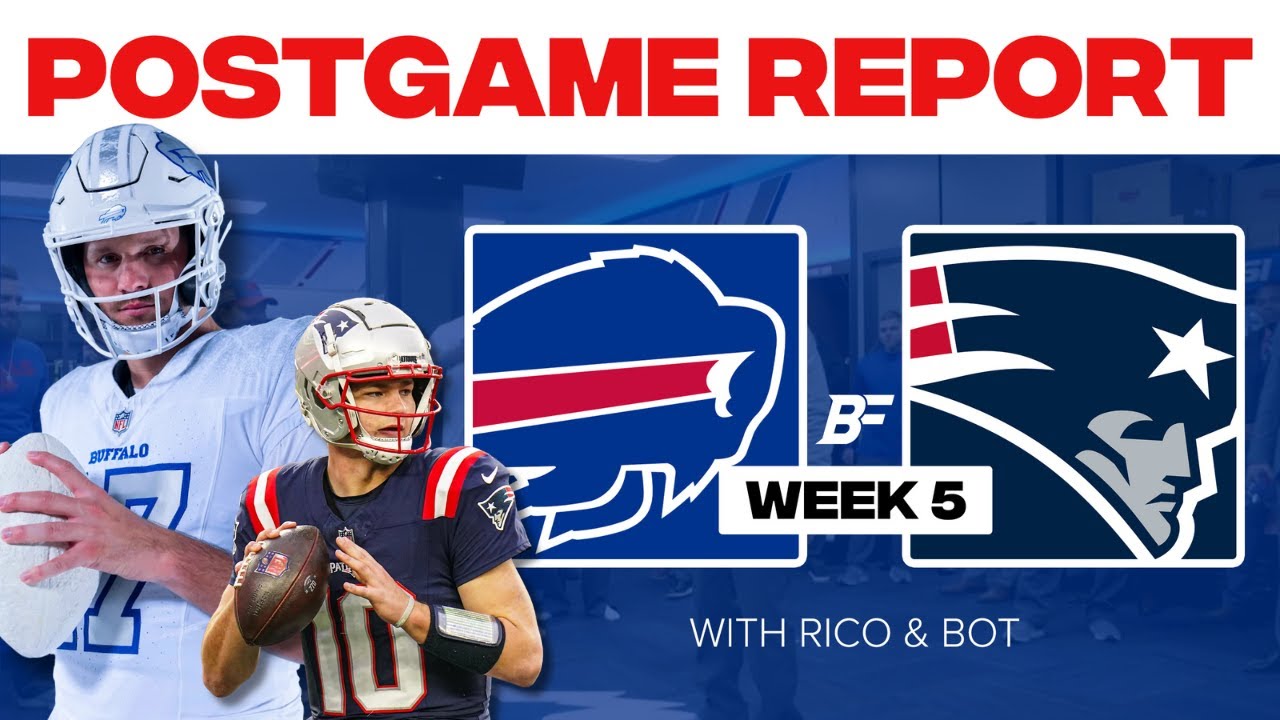 Buffalo Bills vs. New England Patriots | POSTGAME INSTANT REACTION