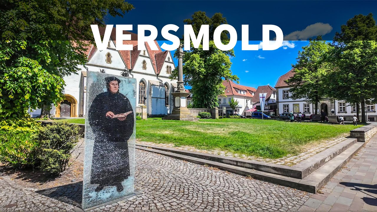 Versmold, Germany! Amazing Walk Through a Small German Town | 4K