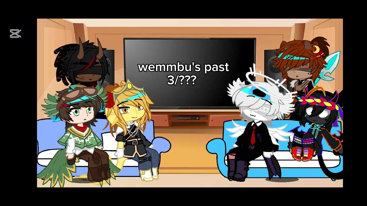 Unstable react to wemmbu past as techno Unfinished(no thumbnail) #unstable #reaction #fypp #gacha
