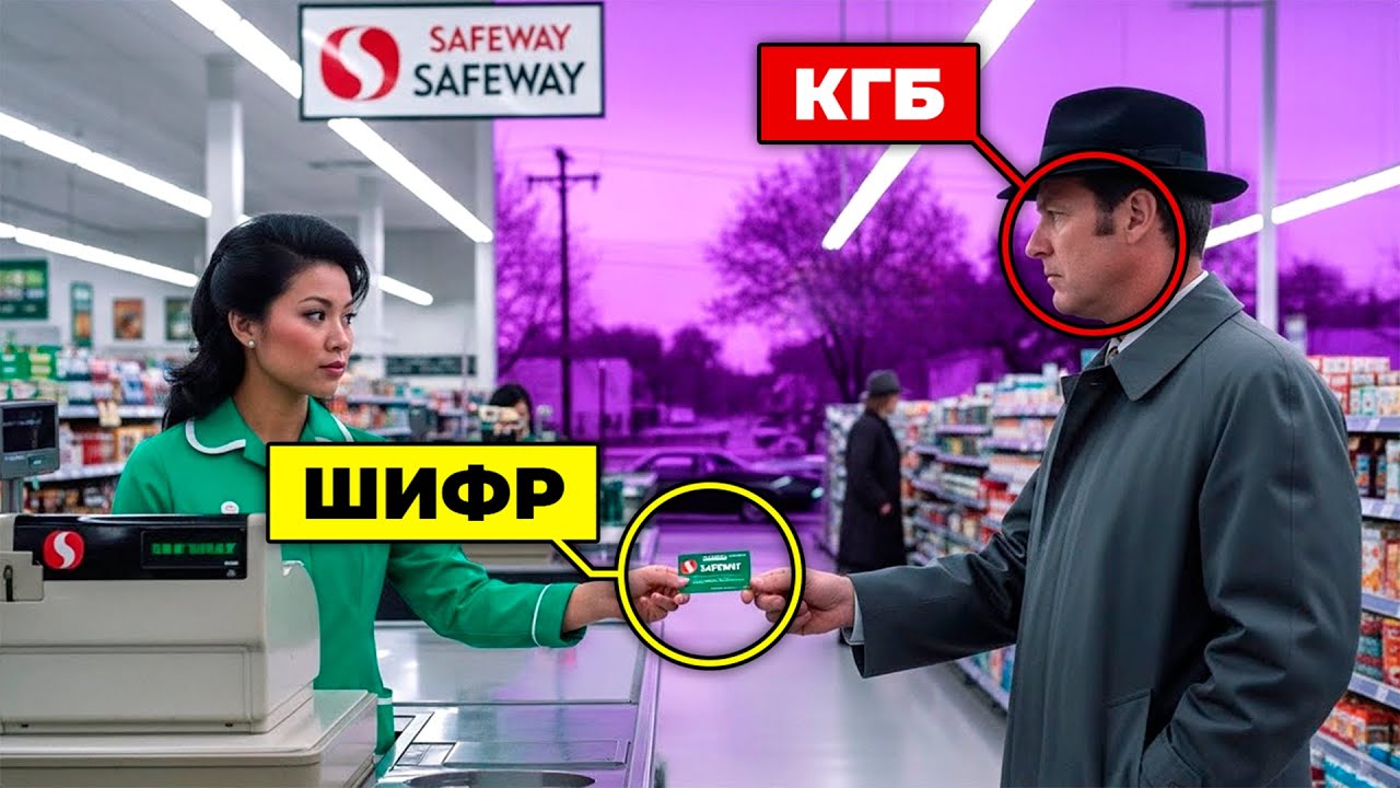 Как внимательность кассира Safeway раскрыла советскую шпионскую сеть из 28 агентов!