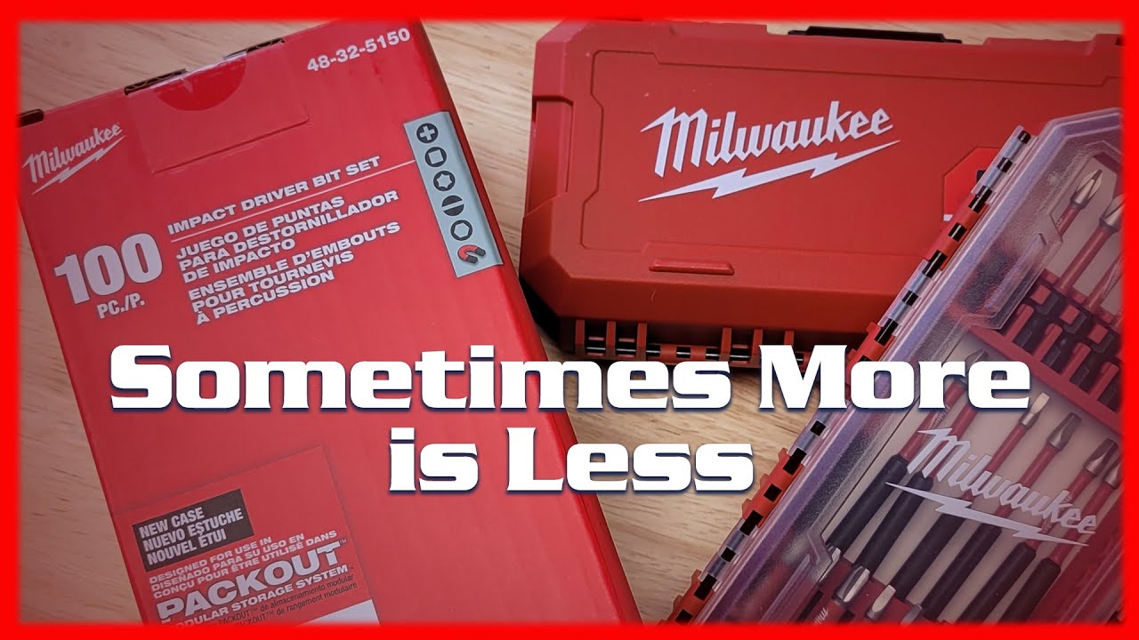 Milwaukee 100 Piece Impact Driver Bit Set 48-32-5150