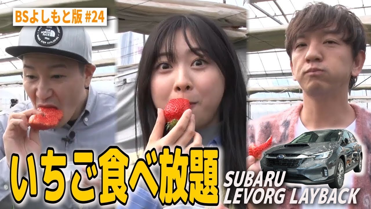 【BS版 #24　富田鈴花さん旅】千葉館山でイチゴ食べ放題❤️ SUBARU LEVORG LAYBACKドライブ
