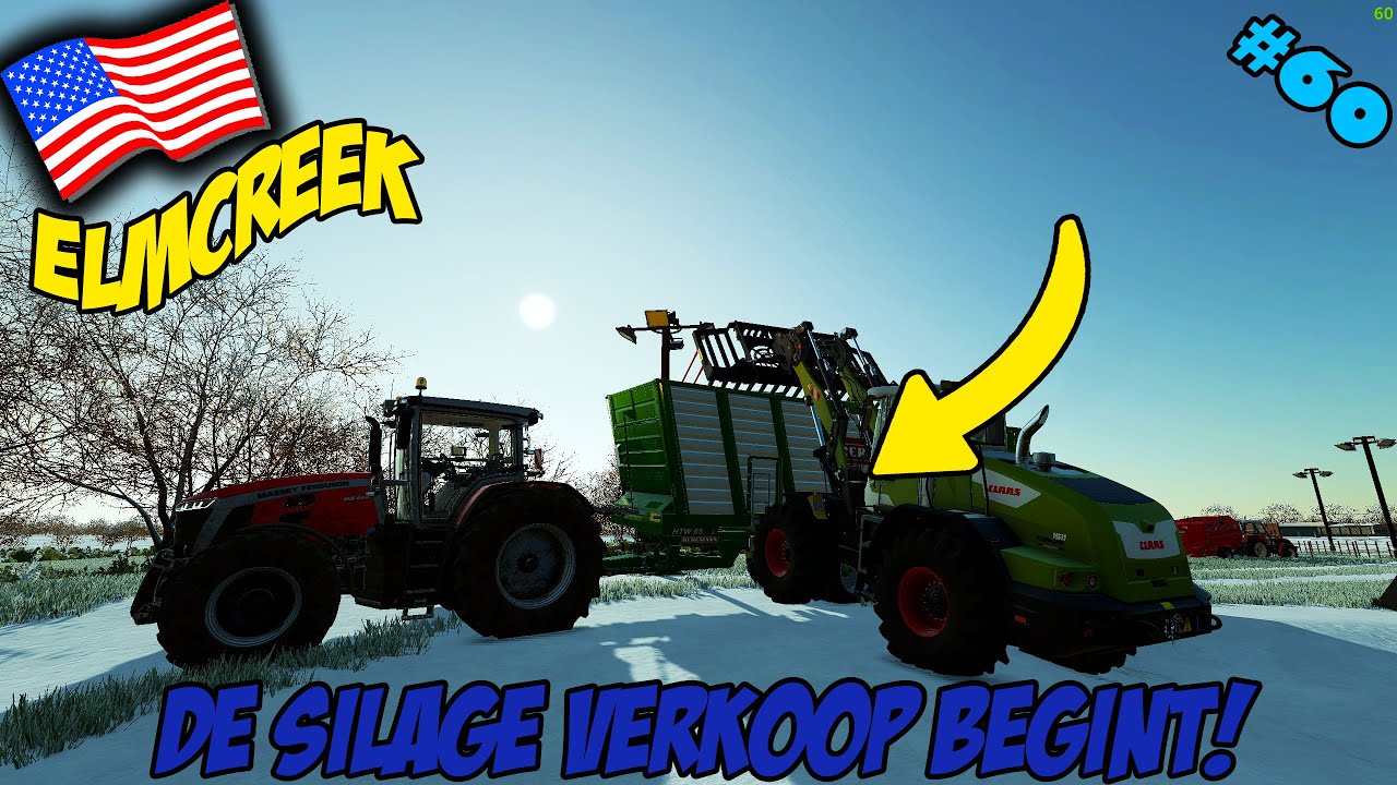 'DE SILAGE VERKOOP BEGINT!' Farming Simulator 22 Elmcreek #60