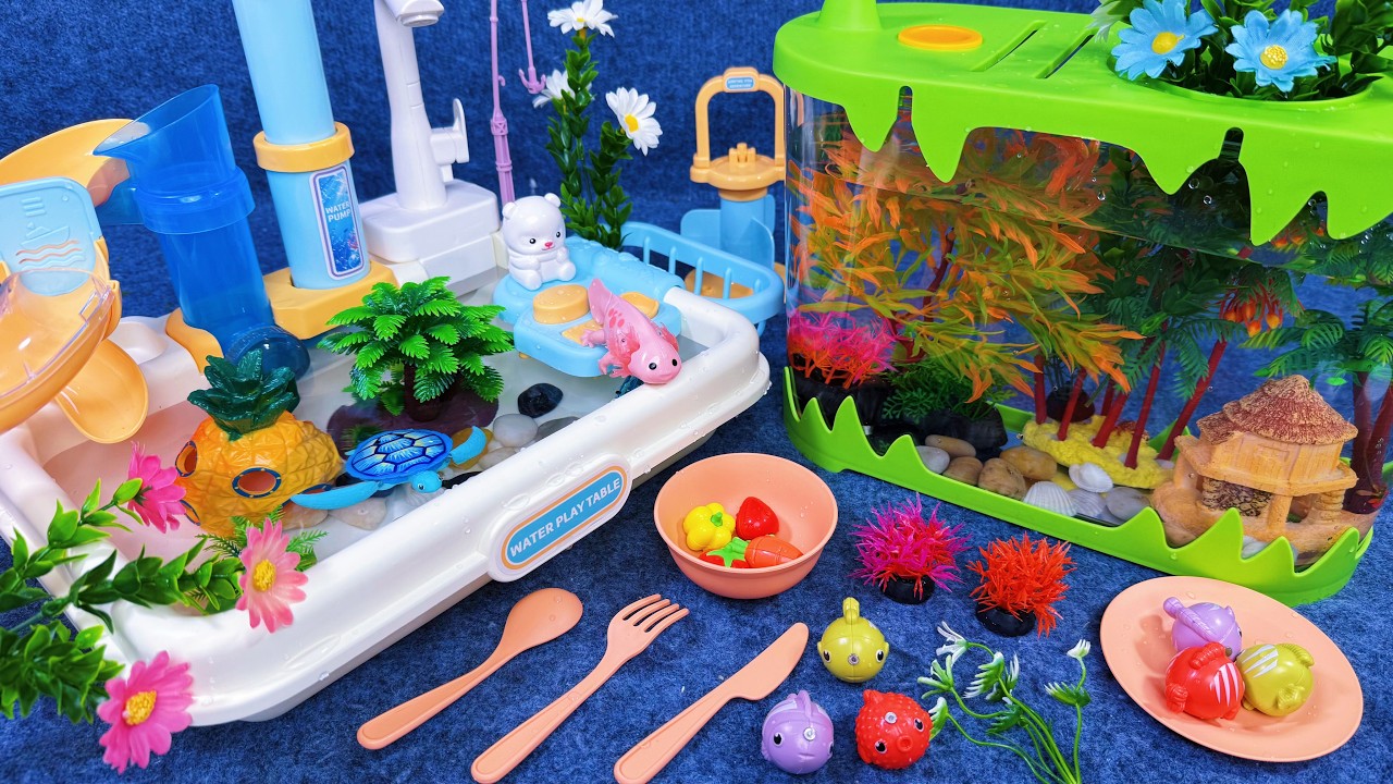 11 Minutes Satisfying with Unboxing Kitchen Playing in Water Playset ASMR | Review Toys