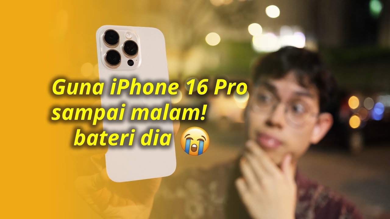 24 jam pertama dengan iPhone 16 Pro! Ehhh..
