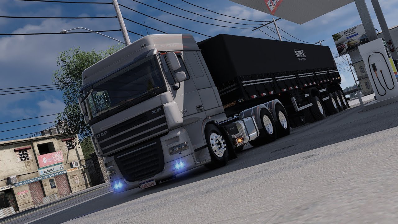 DAF BR NO PUXE DA 4 PATAS CARGA DE FARELO DE SOJA MAPA ELDORADO PRO Euro Truck Simulator 2