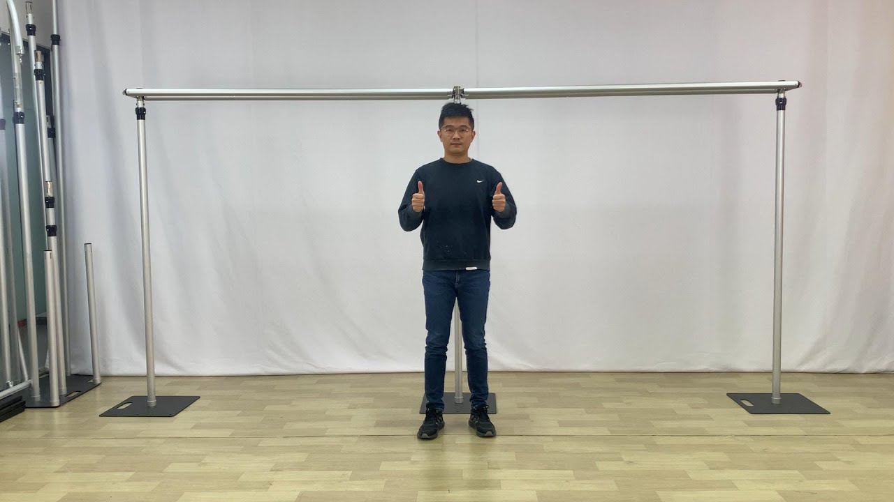 How to Build a Double Crossbar Backdrop Stand with Crossbars Connectors