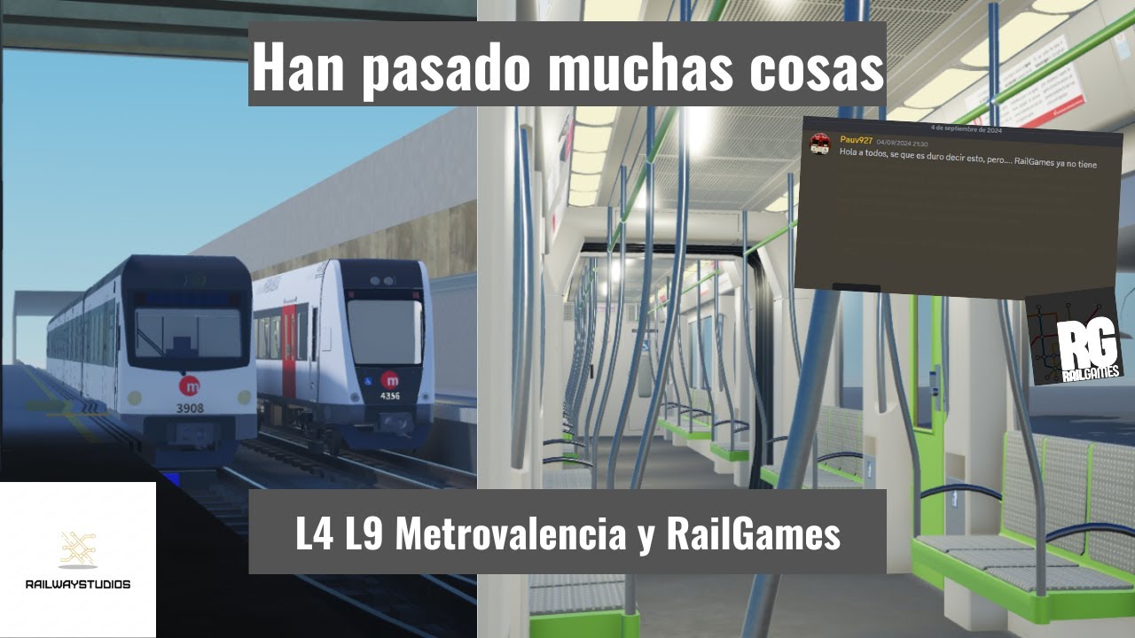 L4, L9 Metrovalencia (ROBLOX) y el final de RailGames