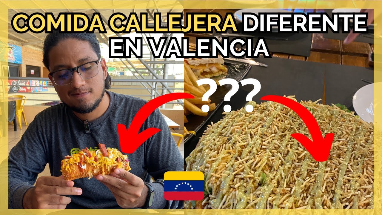 Comida callejera DIFERENTE en VALENCIA Venezuela. Lugares de comida rapida que tiene que probar