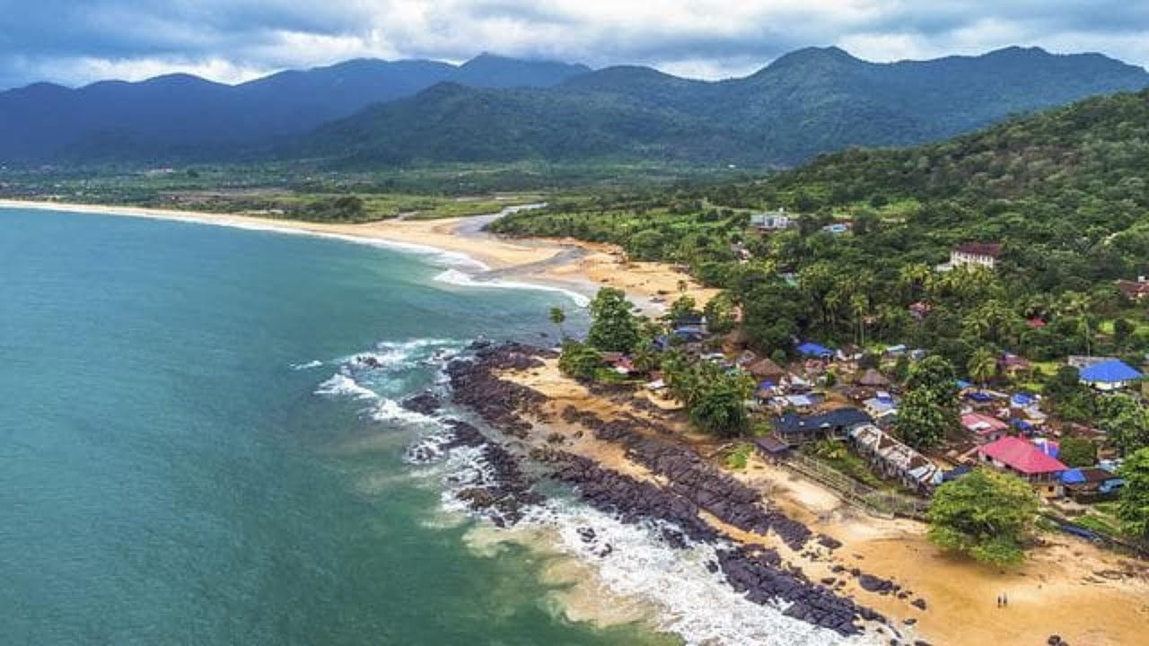 Serra Leoa &eacute; um Pais da &Aacute;frica Ocidental | Vista A&eacute;rea