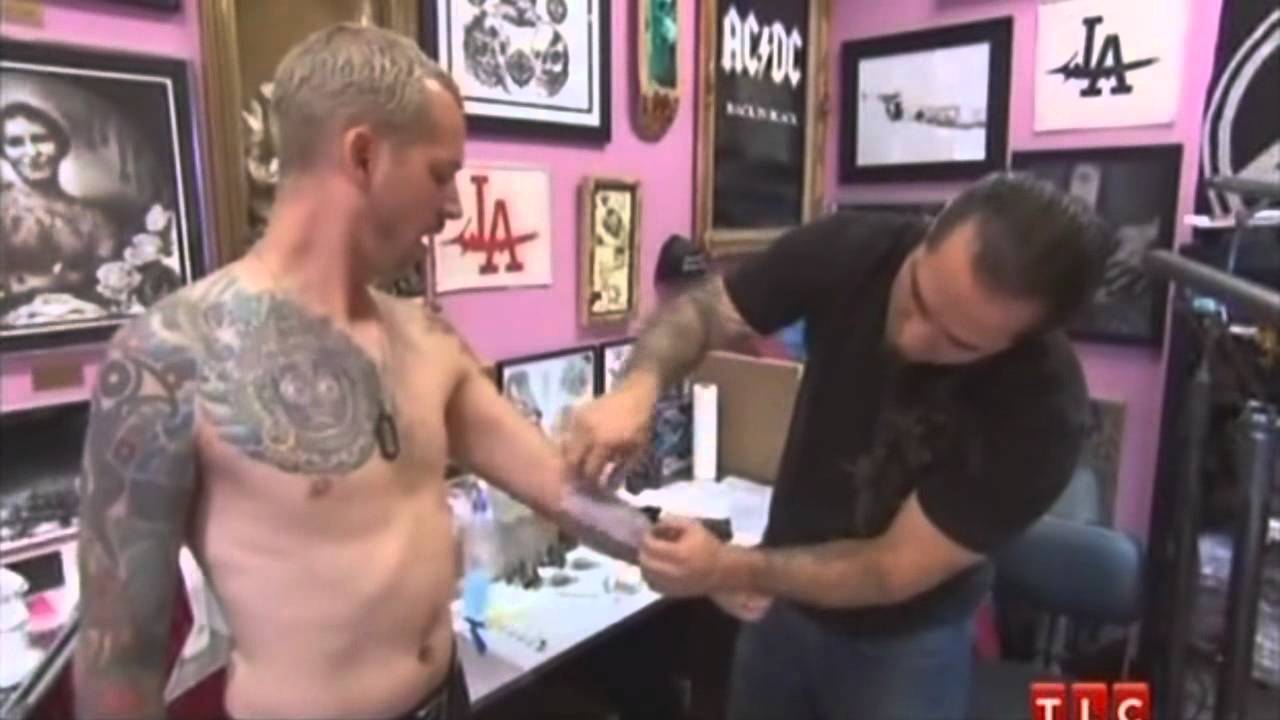 Corey Miller Does a Dragon and Tiger Tattoo