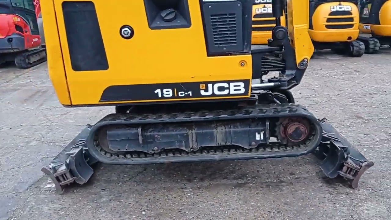 Mini koparka Jcb 19C-1 ,2018rok ,DWA PŁUGI