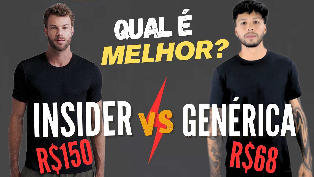 AINDA VALE A PENA COMPRAR A CAMISETA DA INSIDER? Teste Real