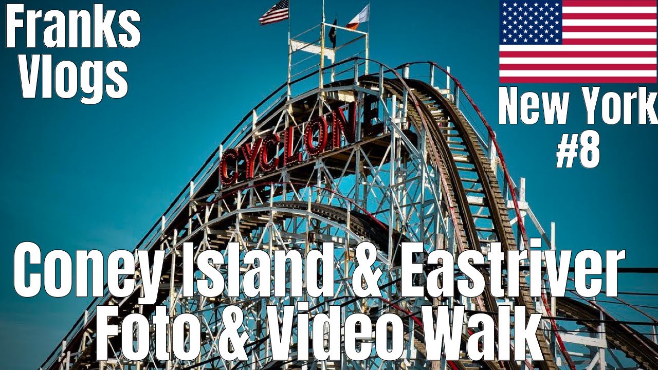 Coney Island Brooklyn Bridge Park Eastriver Foto und Video Walk mit der Fuji XT4 &  DJI Pocket 2
