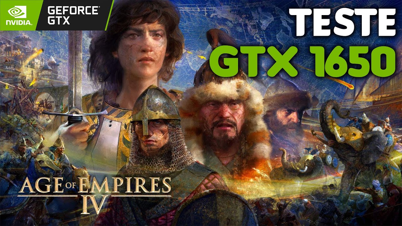 Teste com a GTX 1650 -  Age of Empires IV