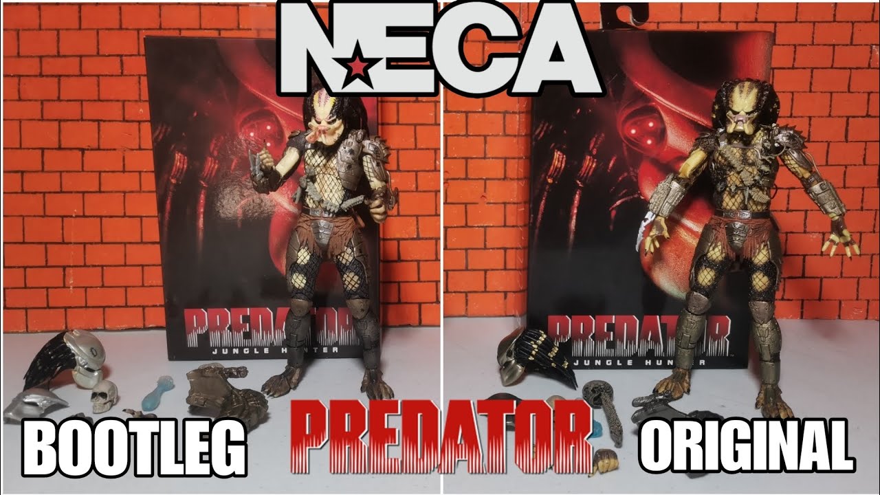 ¿CÓMO DIFERENCIAR? ULTIMATE PREDATOR JUNGLE HUNTER NECA BOOTLEG Y ORIGINAL DIAZ TOYS