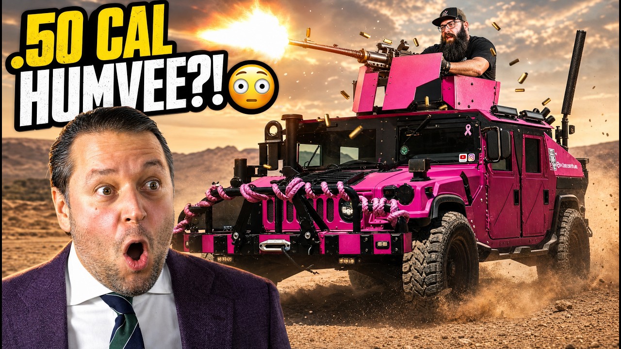 I put a .50 Cal on my Humvee&hellip; and Fired it!