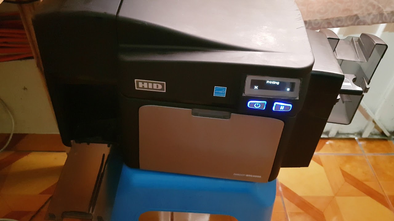 Fargo DTC4000 prueba de impresion