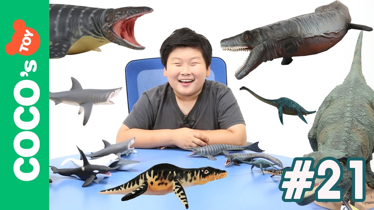 #21어룡, 수장룡과  해양동물의 한판 승부!!, ichthyosaur, Plesiosauria vs Marine amnimals, Collecta figures