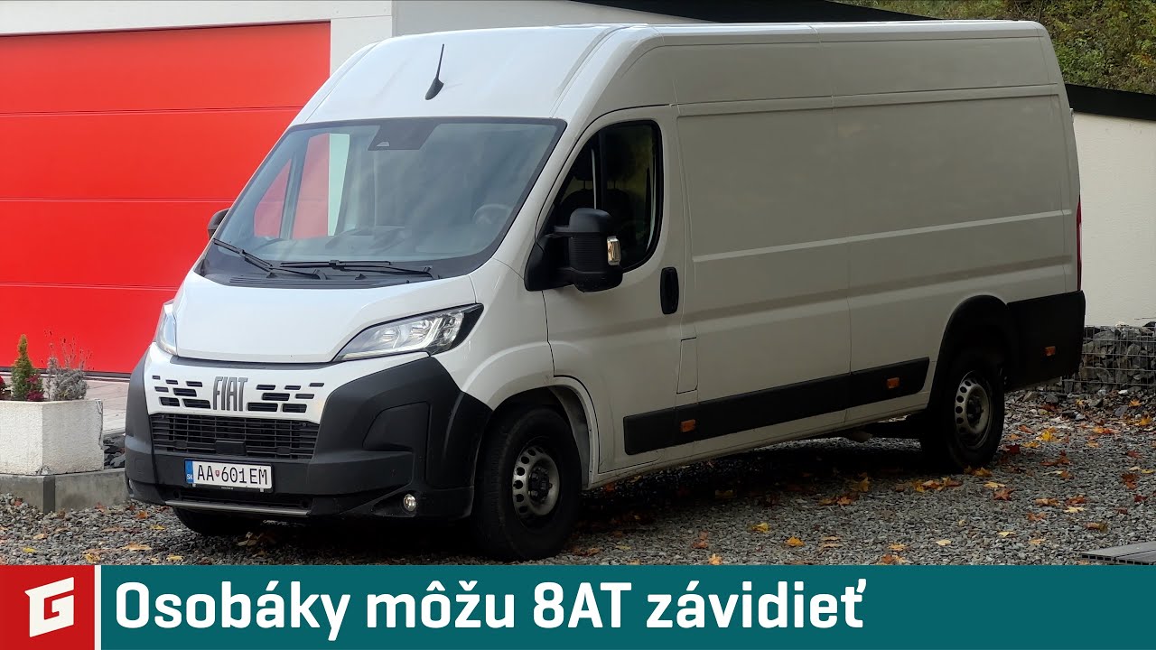 Fiat Ducato Maxi 2,2 MTJ 180k 8AT L4H2 - TEST AUTOMATU - GARAZ.TV - Rasťo Chvála