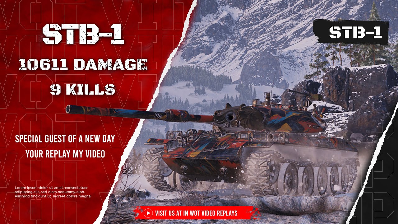Super Kolobanov on STB-1, 9Kills, 10,6K Damage
