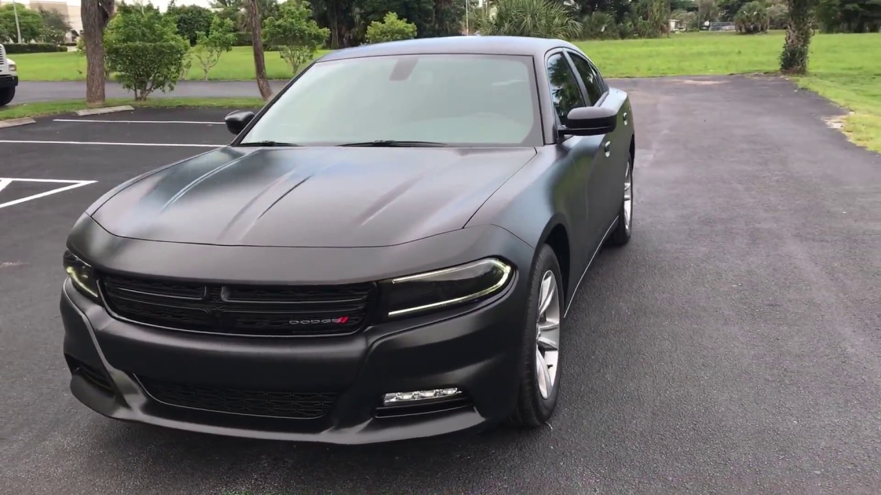 Satin black Charger