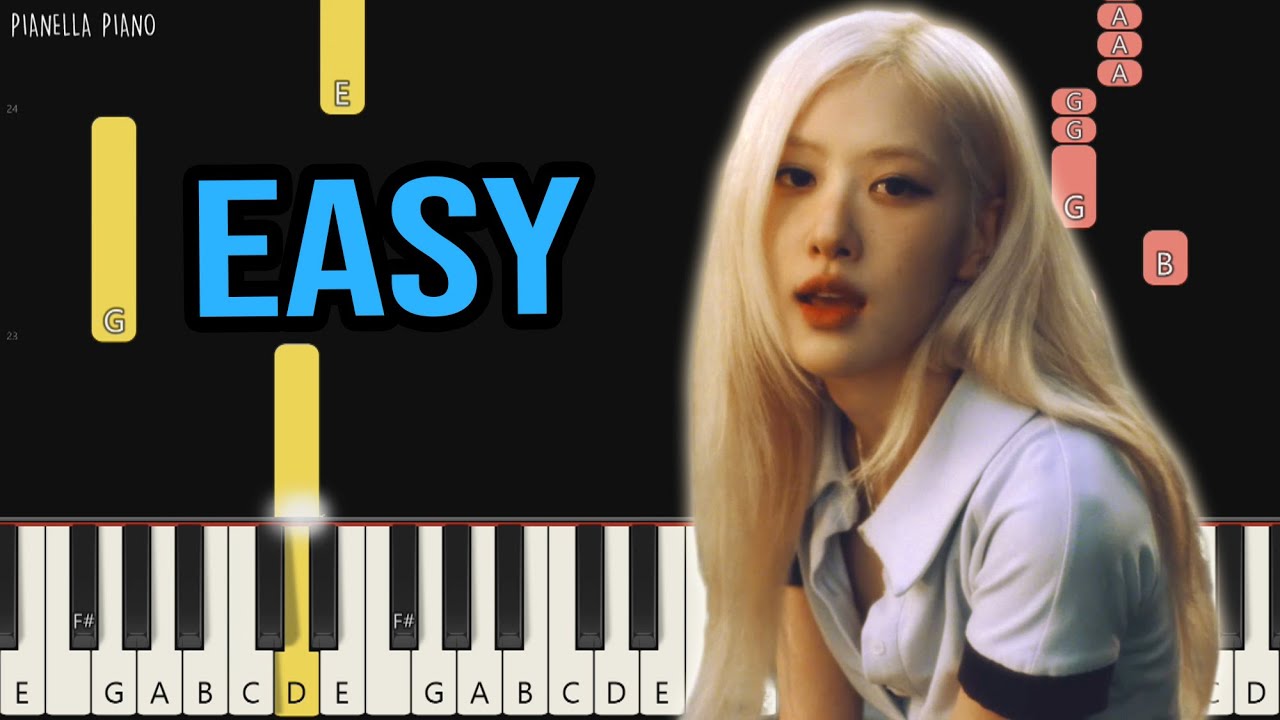 ROSÉ - toxic till the end | EASY Piano Tutorial by Pianella Piano