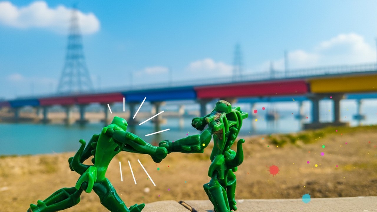 Green Robot Vs Evil Green Robot | Astra | Cartoon Video