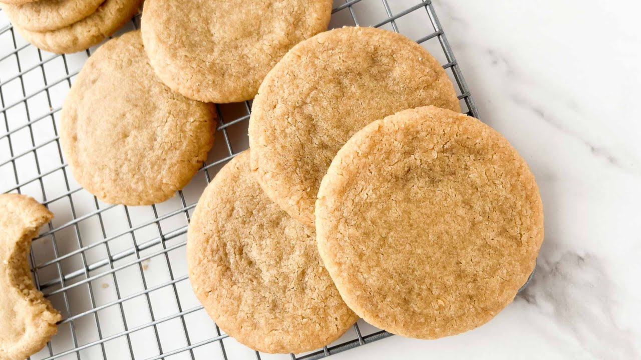 3 Ingredient Brown Sugar Cookies
