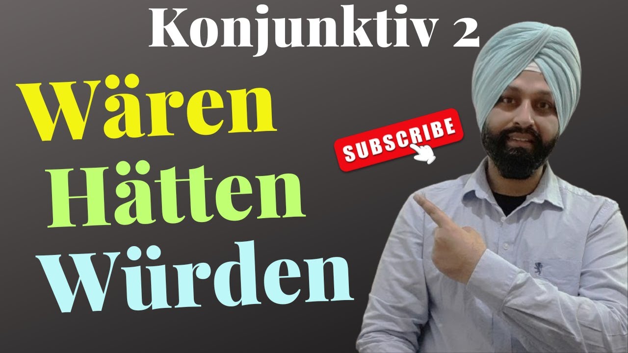 German Online Classes for Beginners | Konjunktiv 2 | B1 | Hindi(best) - Grammar German