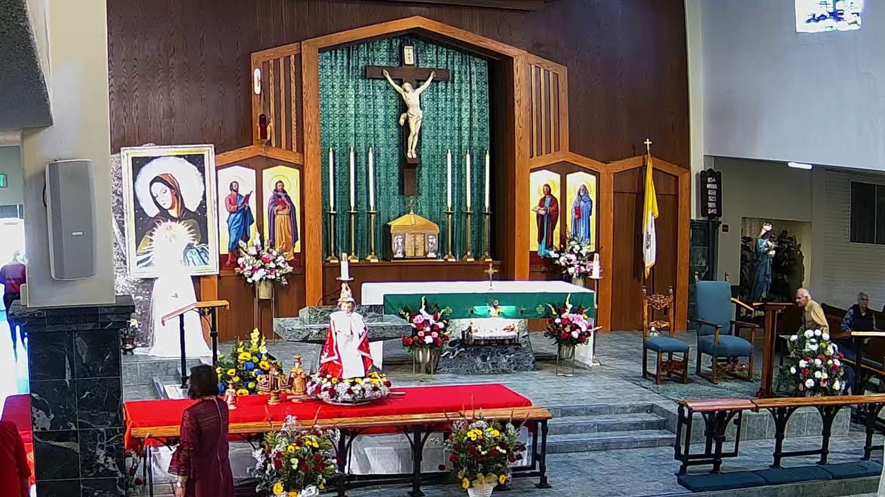 Saturday 8:00 AM English Mass and Rosary