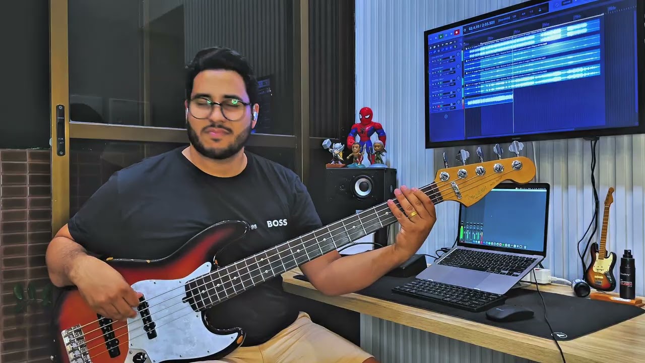 LUGAR SECRETO - GROOVE WORSHIP | ANDRÉ GABRIEL #musica #bass #gabrielarocha