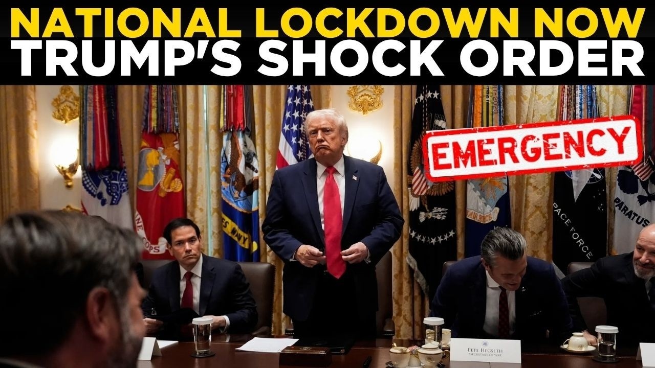 Live: Trump To America, 'Lockdown Now' &ndash; Immediate Order Sends Shockwaves Across Nation
