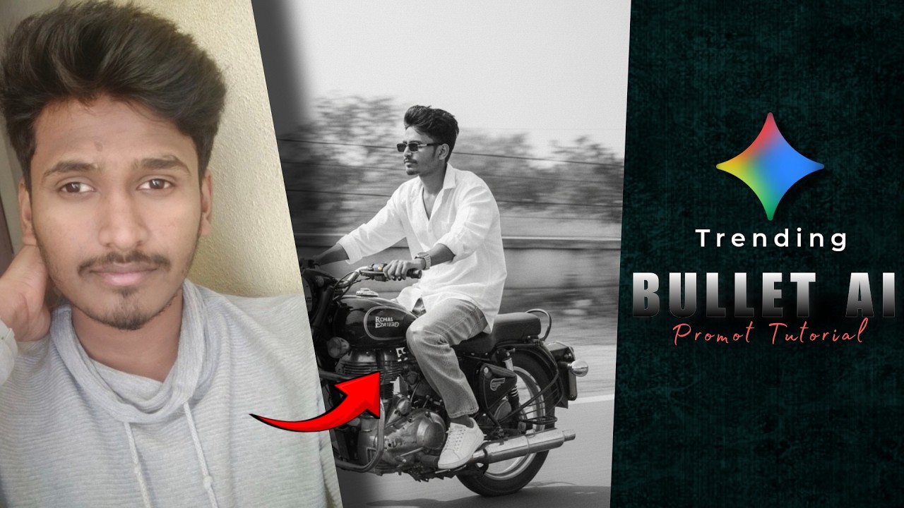 Bullet trend Gimini prompt | Trending gimini prompt edit | Akhi editz