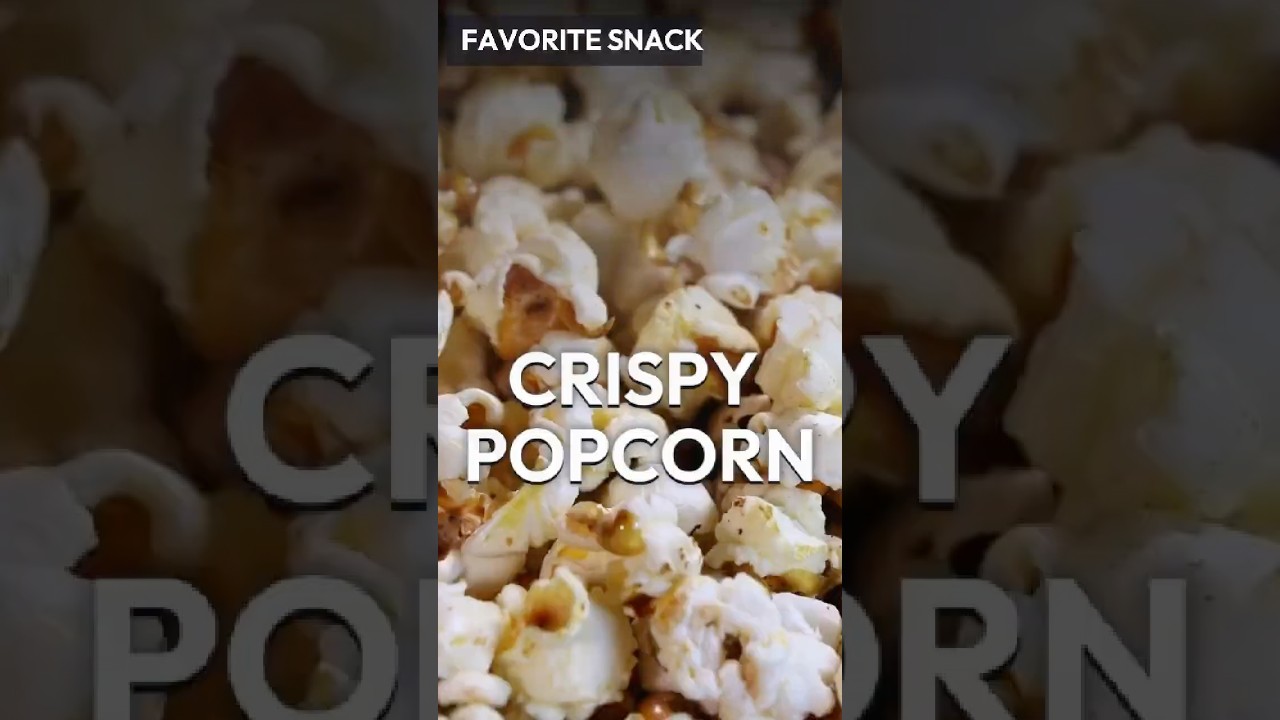 🍿 Easy Crispy Popcorn Recipe That Everyone Loves 2025 ✨ #Shorts
