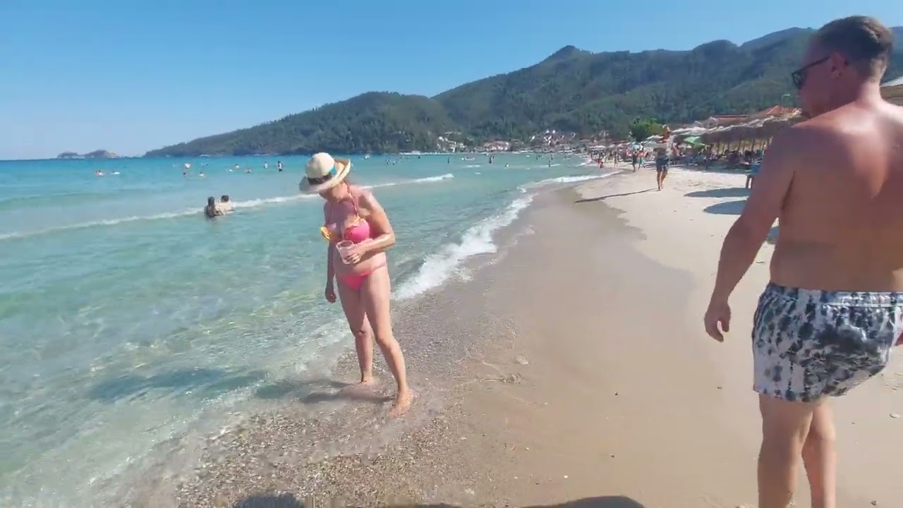 Golden Beach Thassos #greece #beach #travel