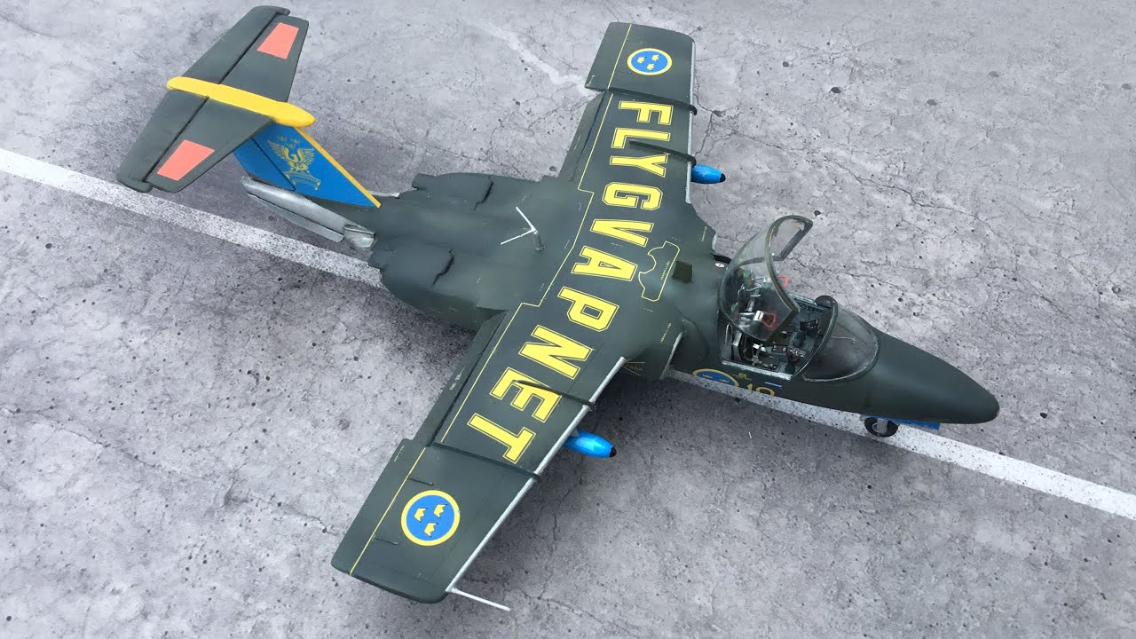 SK 60 - SAAB 105 - Swedish Air Force, 2010 - Marivox - 1:72 plastic aircraft model