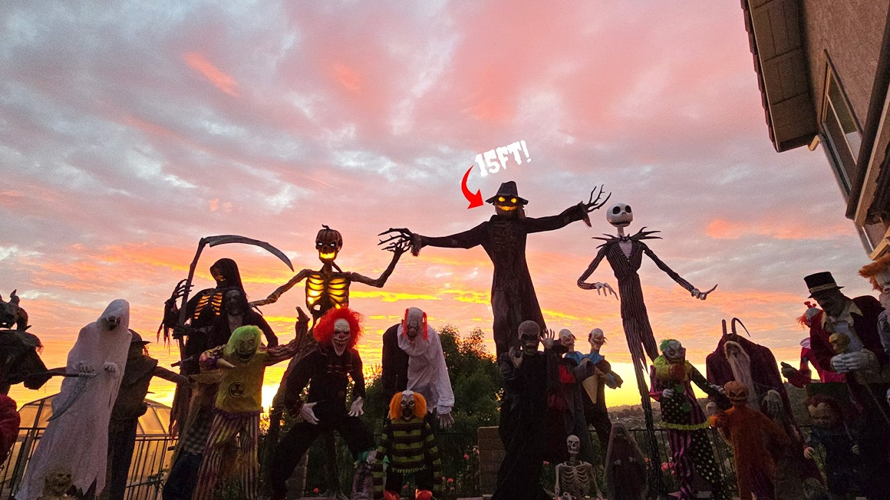 🎃My GIANT Halloween Animatronic Collection 2025 💀(Insane)