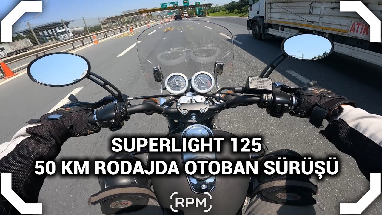 RODAJDA OTOBANDA İLK SÜRÜŞ | KUBA SUPERLIGHT 125 [RPM]