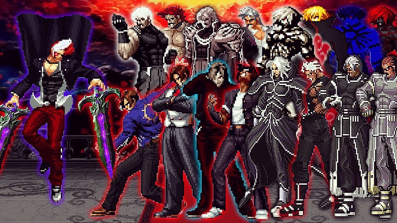 [KOF Mugen] Original Iori Yagami XIV Vs All Ultimate Fighters Team | 1 Vs 16