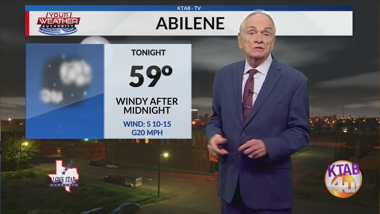 Weather Forecast, Monday, March 2: Warm and very windy on Tuesday.