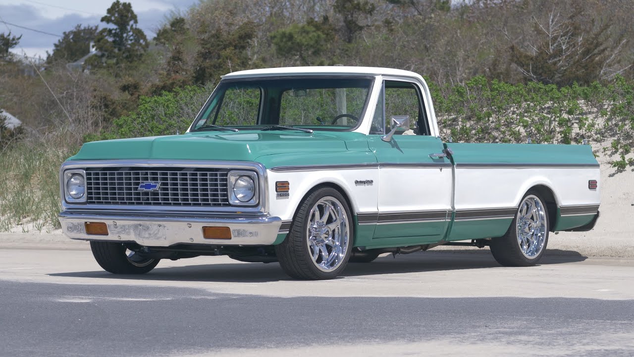 Lowered 1971 Chevrolet C20 Walkaround & Startup (FOR SALE)
