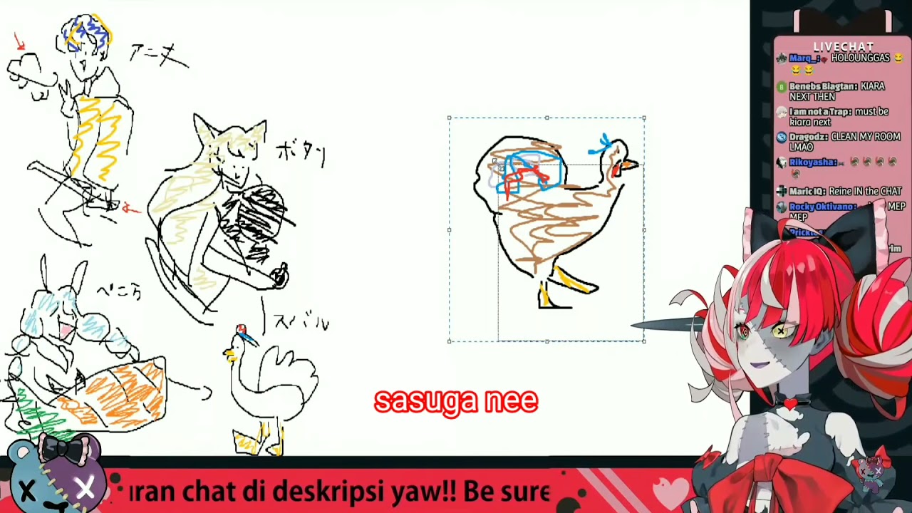 Ollie imitating Reine mep mep noises【ENG SUB & SUB INDO】