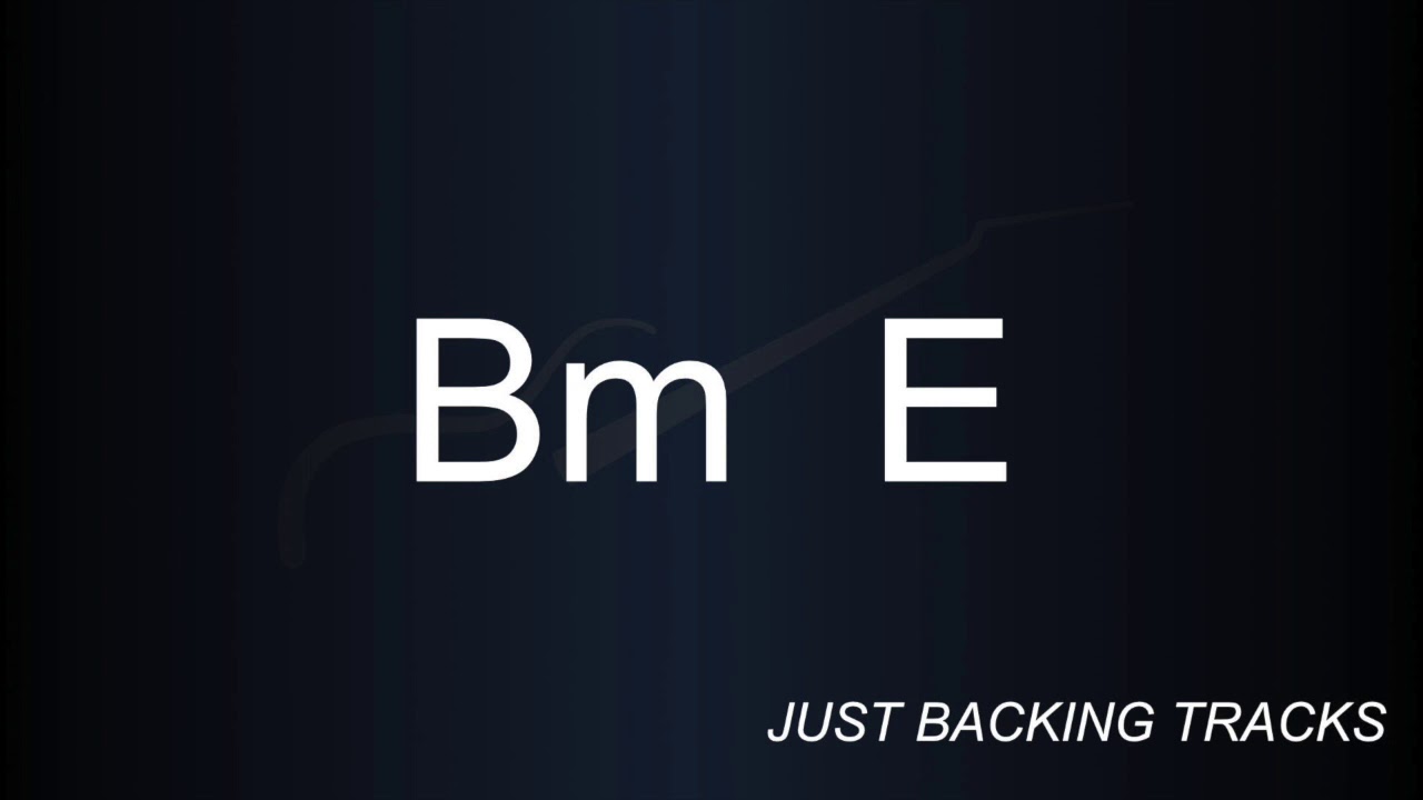 Mellow Ballad Guitar Backing Track | B Minor - E  (2 Chord Backing Track)