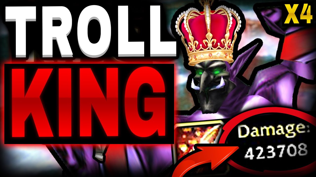 TROLL KING is BACK?! 👑 TROLL VS ELVES X4