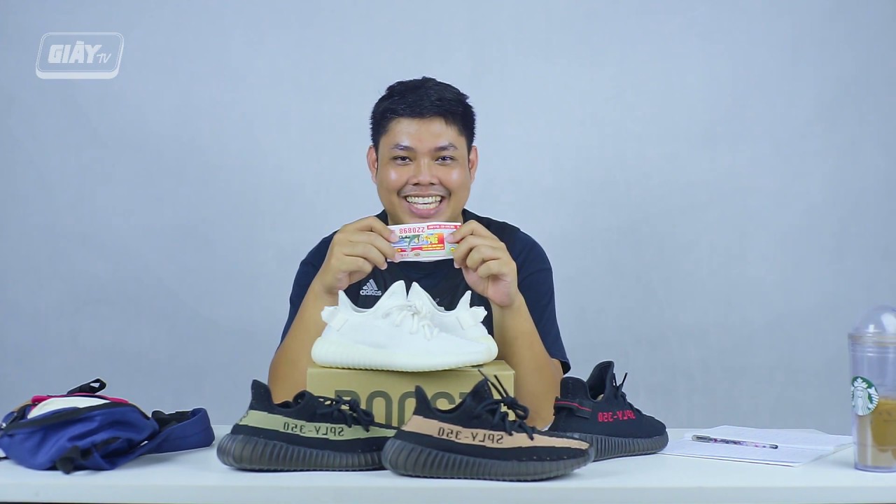 Khui Hộp adidas Yeezy Boost 350 v2 'Cream White'